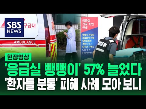 &amp;quot;<strong>의료진</strong> 없어요&amp;quot; 응급실 뺑뺑이 57% 늘어…전화 뺑뺑이까지 피해 사례 모아 보니 (현장영상) / SBS