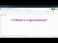 12 what is a spreadsheet