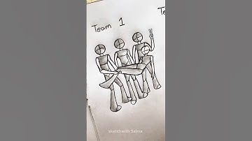 How to draw trio body tutorial #shorts #drawing #art #howtodraw #body #viral