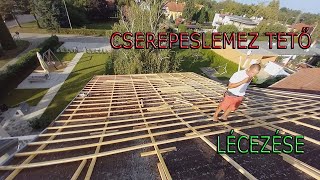 Cserepeslemez 2.rész - A lécezés