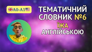 Англійська для початківців - тематичний словник А0-А1, продукти англійською мовою