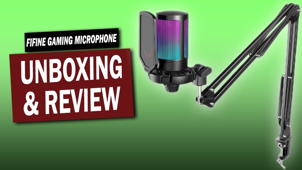 FIFINE USB Gaming Microphone Kit Review 