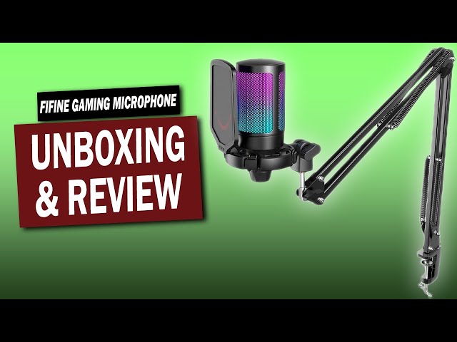 FIFINE USB Gaming Microphone Kit Review 