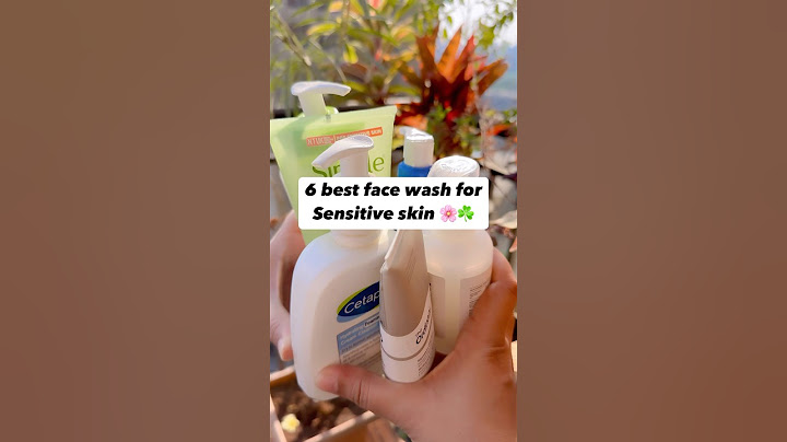 Face wash for sensitive skin #skincare