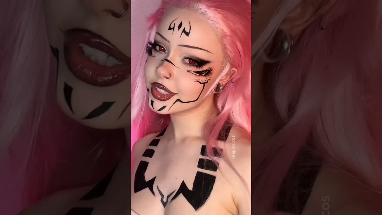 Sukuna 👹 #anime #animecosplay #cosplay #manga #makeup #jjk #jujutsukaisen #sukuna