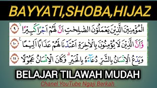 BELAJAR PALING MUDAH \u0026 CEPAT SURAH AL ISRA' AYAT 9-12 DENGAN 3 MAQOM#merdu #tilawah