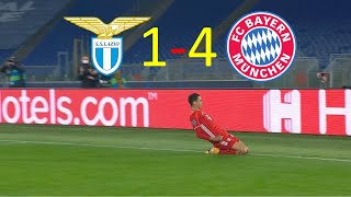 Lazio Vs Bayern Munchen Fhd 1-4 Highlight & All Goals English Commentary 2021
