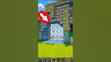 こんなの作れたの？縦に開くドアがかっこよすぎ...!!【マイクラ】