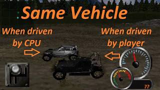 Test Drive: Off-Road 2 (PS1) - Different Vehicle Models For Player And CPU!?