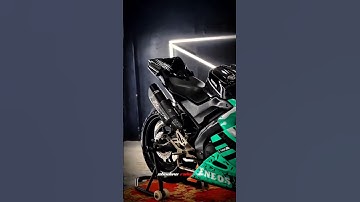 Akrapovic install R15 v3 💥💨 Yamaha bike modified ⛎💓 #r15v3 #ytshorts #shorts #viral