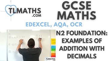 GCSE Maths: N2-10 [Examples of Addition with Decimals]