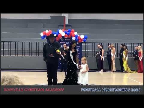 Rossville Christian Academy's 2024 Football Homecoming Court Presentation (edited)