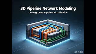 3D Pipeline Network Modeling | Making Underground Pipeline Layouts More Intuitive