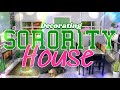 DIY - How to Make: Decorated Miniature College Sorority House | Snake Plant