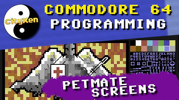 Commodore 64 Programming Part 6: Drawing Petmate Screens And Reading Keyboard Input