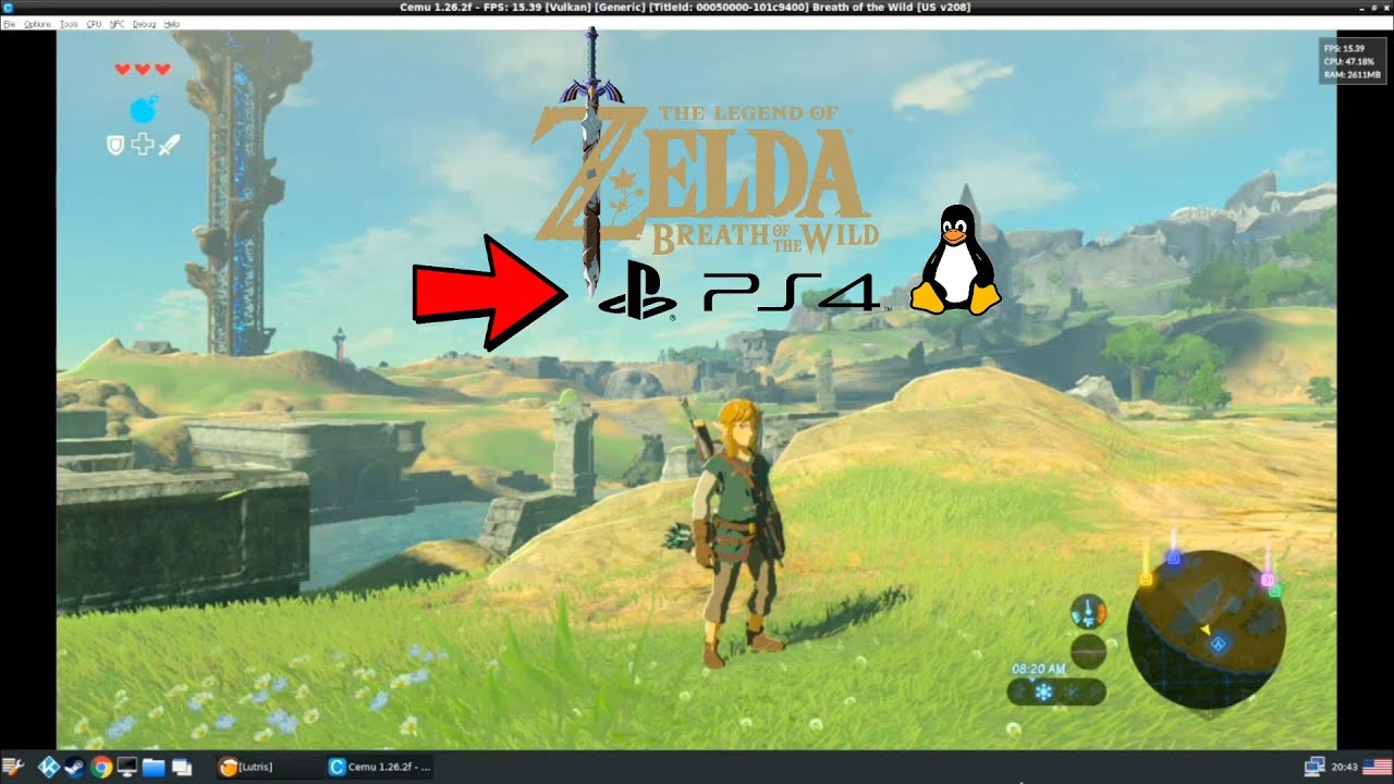 Breath of the Wild Already Runs Well in Wii U Emulator