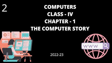 Class 4 , Chapter 1 , The Computer Story