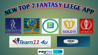 New top 7 fantasy leege app 100 %bouns cash use paytm wedrral screenshot 3