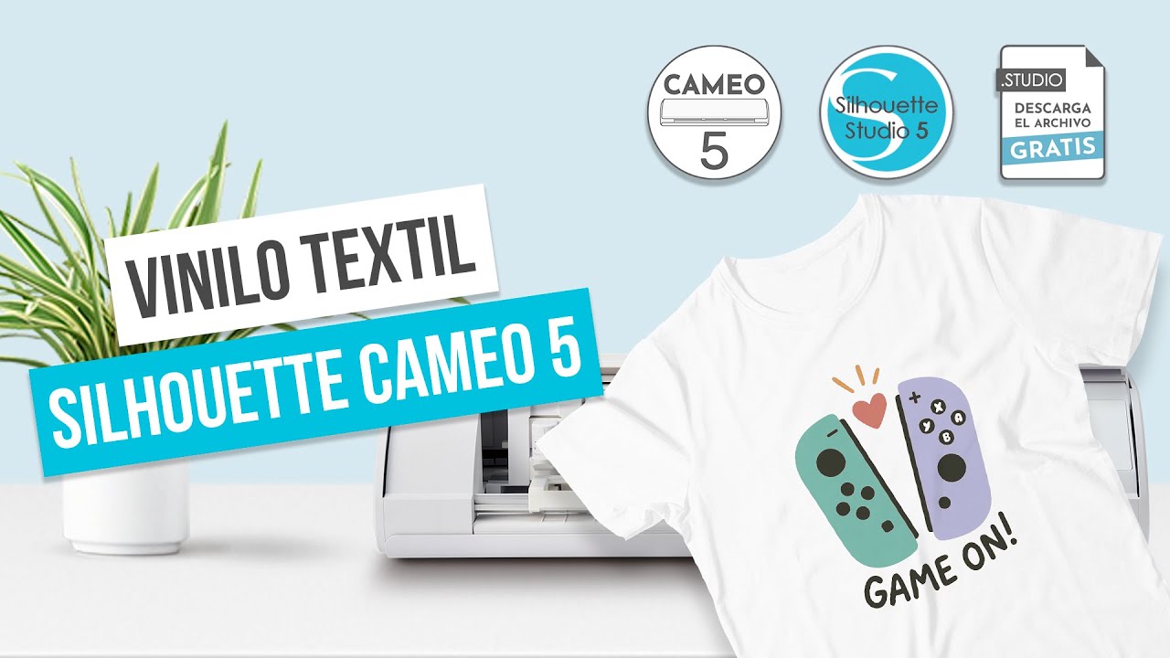 Cortar y aplicar vinilo textil paso a paso con Silhouette Cameo 5 + archivo gratis