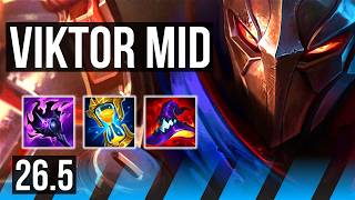 VIKTOR vs ZED (MID) | EUW Grandmaster | 26.5