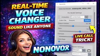 Sound Like ANYONE on Live Calls! | Nonovox Real-Time AI Voice Changer Setup screenshot 4
