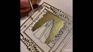 Réalisation De Mon Enluminure Princesse Nella Par Florence-Aseult Création Denluminure