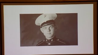 Memorial held for Hanford marine killed in WWII after remains found