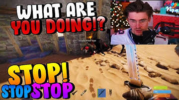 Ludwig Immediately regrets after giving Team kittens a Gift - OTV & Friends Rust Server | The Divide