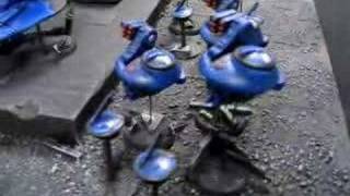 Blue Table Painting- Tau Drone Army