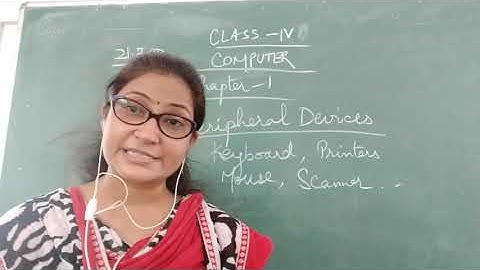 Know your computer class IV Lecture 1