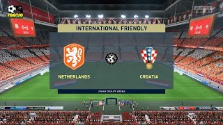 Download Lagu Netherlands vs Croatia | UEFA Nations League - Semi Final Full Match - FIFA 23 MP3