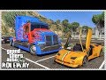 GTA 5 Roleplay - 'MONSTER' Lamborghini Diablo SV R & Optimus Prime Truck Car Meet | RedlineRP #234