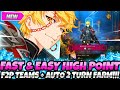 *FAST &amp; EASY HIGH POINT F2P TEAMS FOR FINAL BOSS ZAHARD!* AUTO 2 TURN FARM GUIDE! (7DS Grand Cross