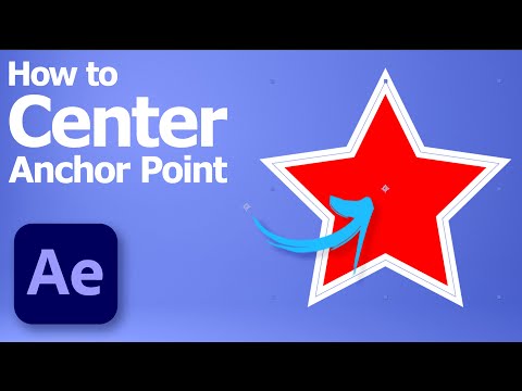 After Effects how to center anchor point