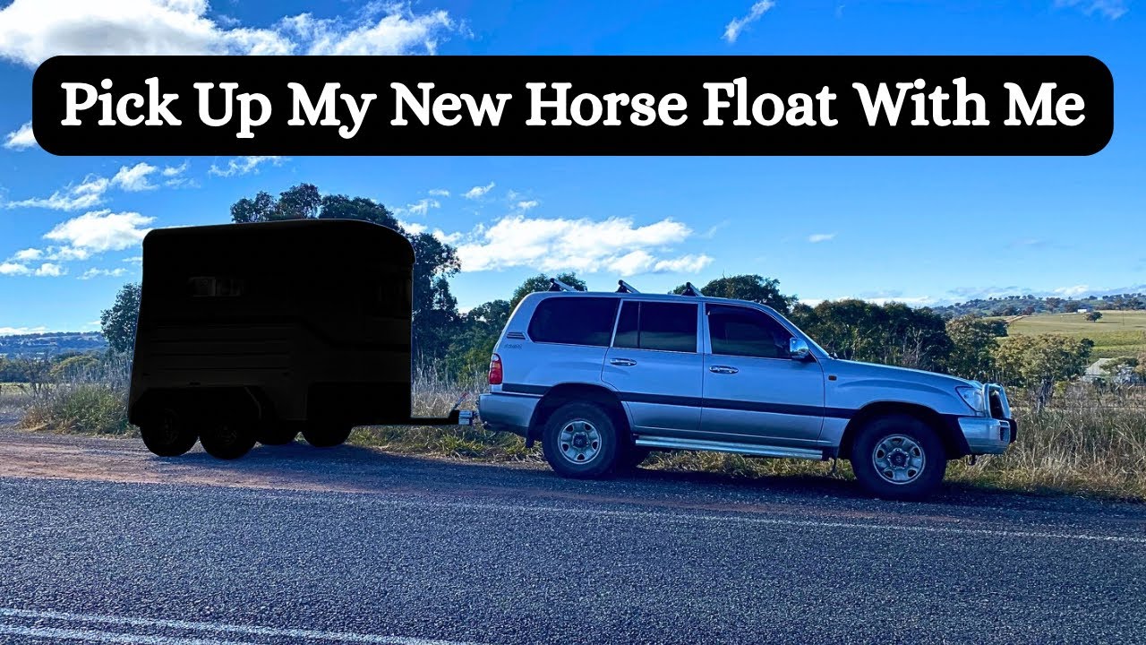 Pick Up My New Horse Float With Me | Australian Equestrian | Australian ...