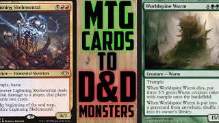 How I Turn MTG Cards into D&D Monsters