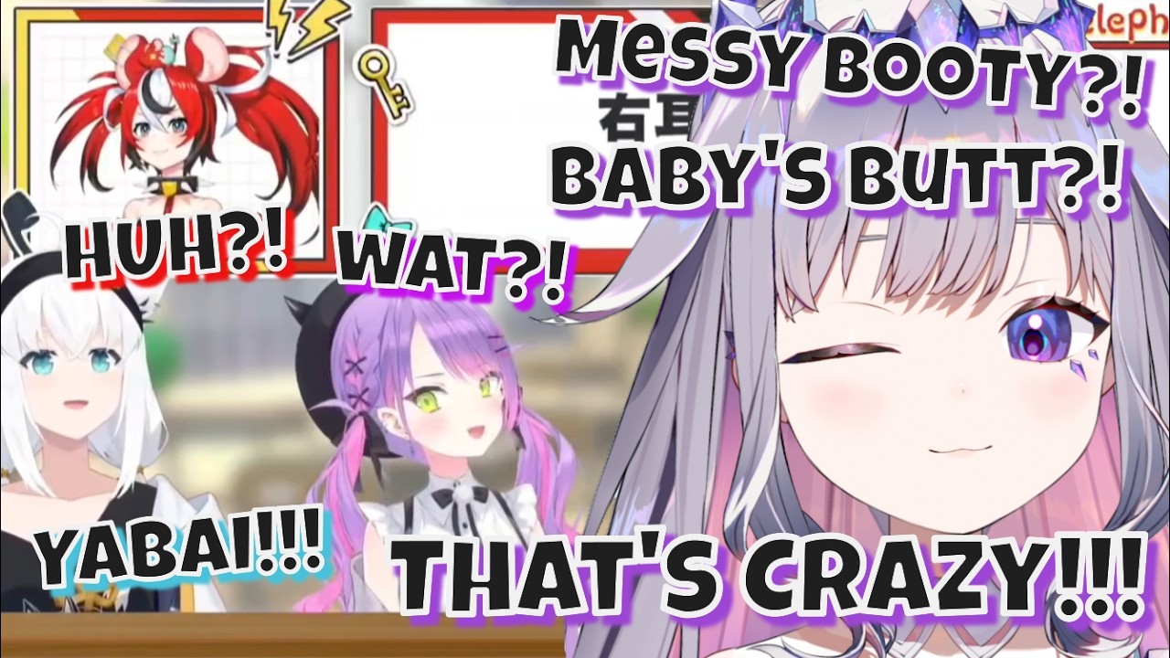 Just Biboo BORKING All Of Her Lines In #holoTelephone ft. Bae, Towa and Fubuki