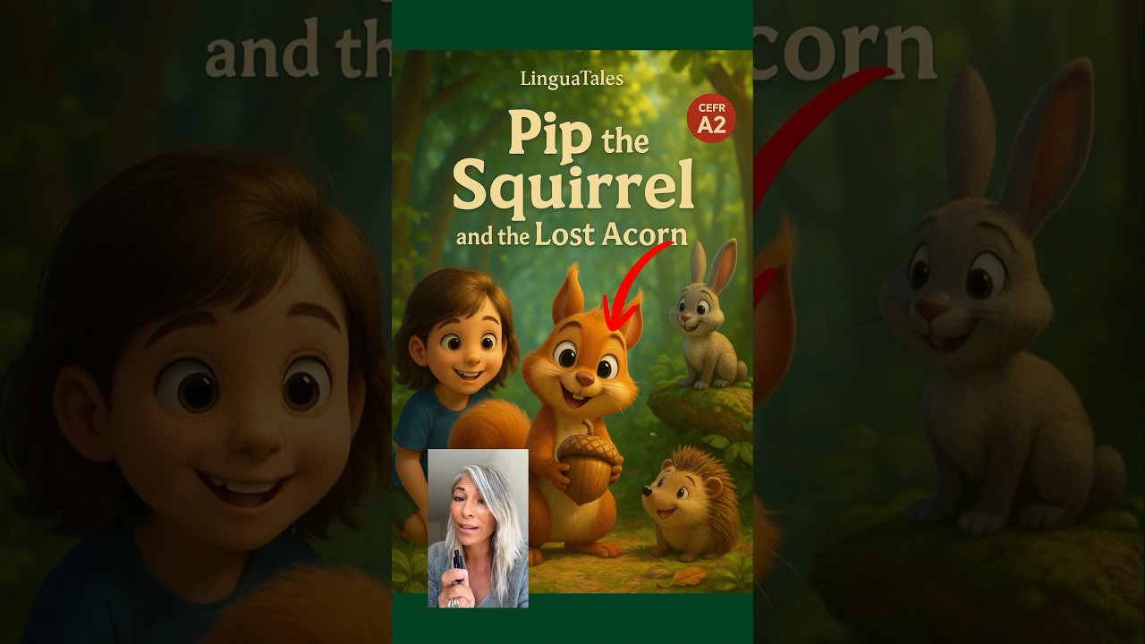 🌟 Pip the Squirrel and the Lost Acorn - A Fun ESL Story for Kids 🐿️✨
