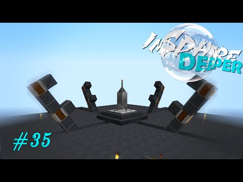 InSphereDeeper #35 - СТАРТОВАЯ ПЛОЩАДКА И ПОЛЁТ НА ЛУНУ - майнкрафт 1.15.2 с модами