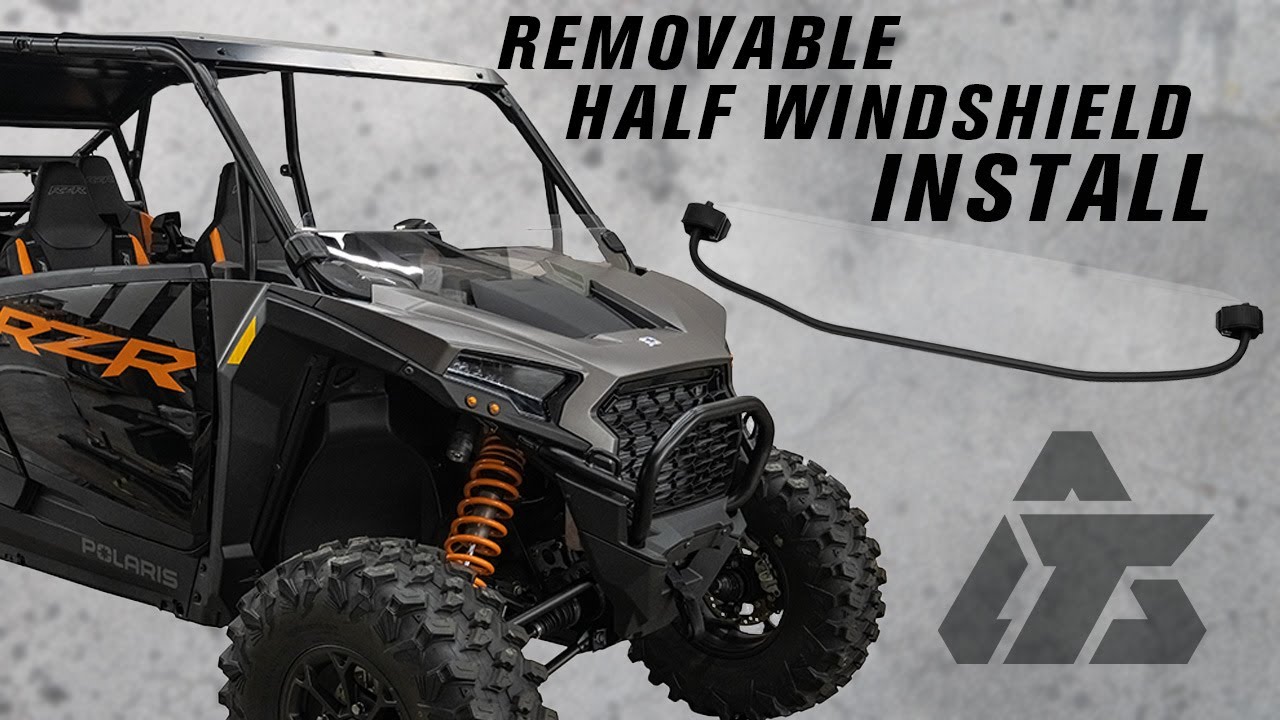 Can-Am Maverick R Removable Full Windshield Clear - Scratch
