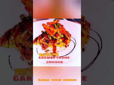 Garlic Thyme Chicken#shorts#main course#garlic thyme chicken#chef Chiranjit das