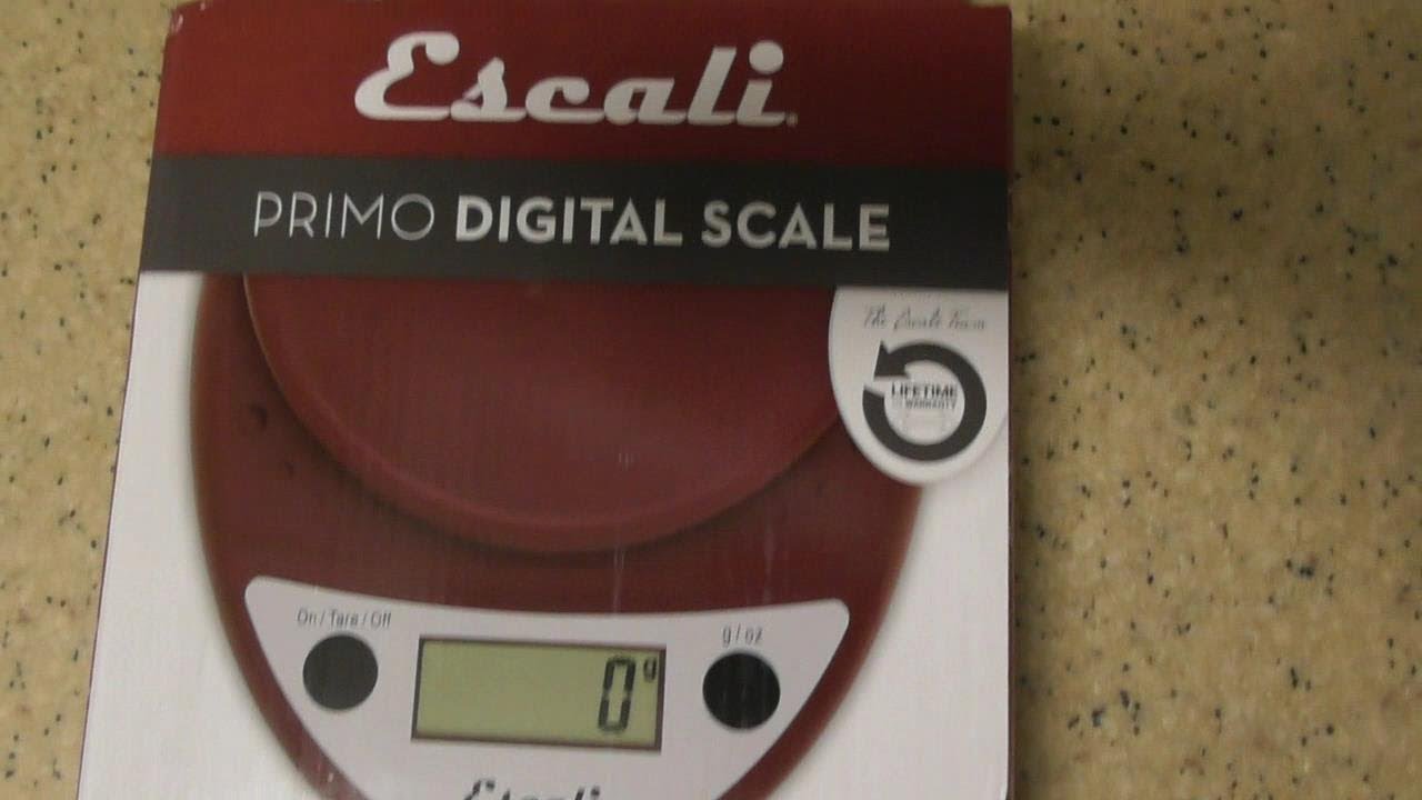 Escali Primo Kitchen Scale Review