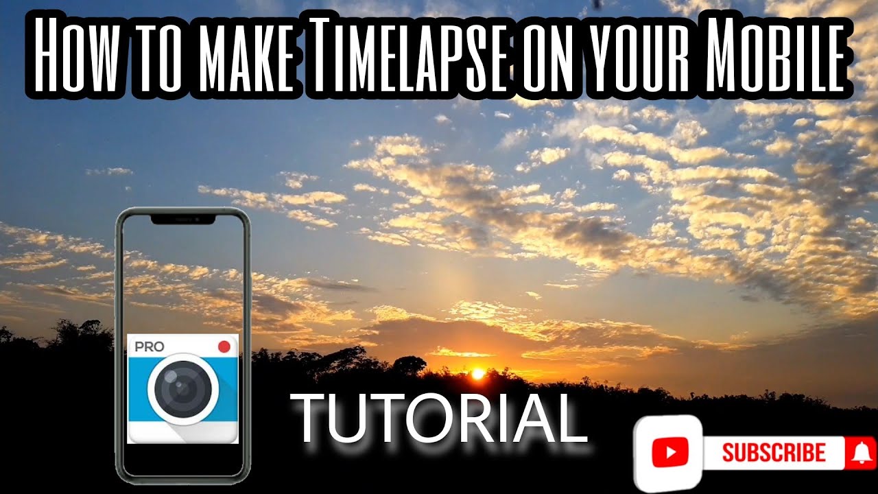 How to make Timelapse on your Mobile with Framelapse App - YouTube