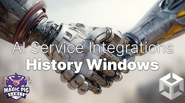 AI Tools for Unity • History Window (all services) • Magic Pig Games