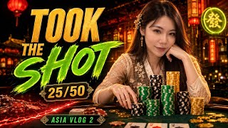 This 25/50 Private Game in Asia Was Out of Control | Asia poker Vlog
