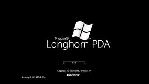 Windows Longhorn PDA Startup And Shutdown Sound