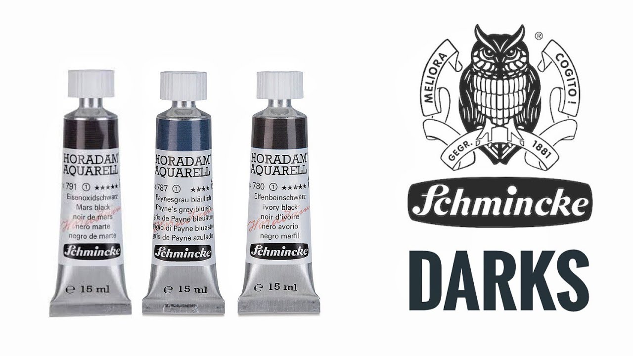 Schmincke Horadam Watercolors (Part 7) - Darks