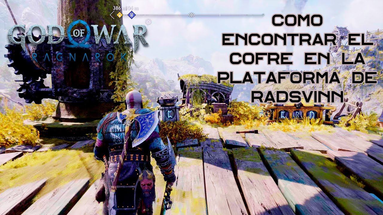 Como abrir el cofre en la plataforma de Radsvinnde manera fácil y rápida en God of War: Ragnarok