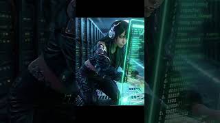 🎸 GlitchGirl ⚡Cyberpunk | Metal Soundclash  #remix #song #cybermetal