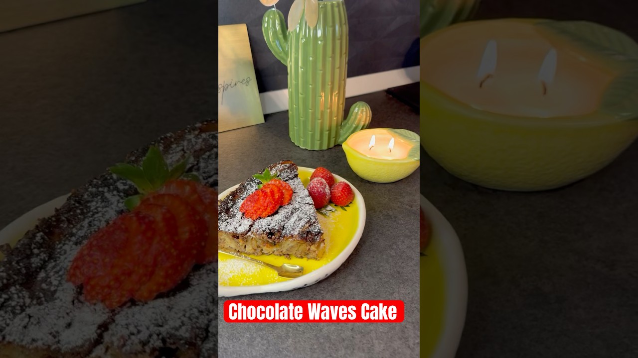 🧡 Chocolate Waves Cake 🧡 Easy to make and hard to forget!